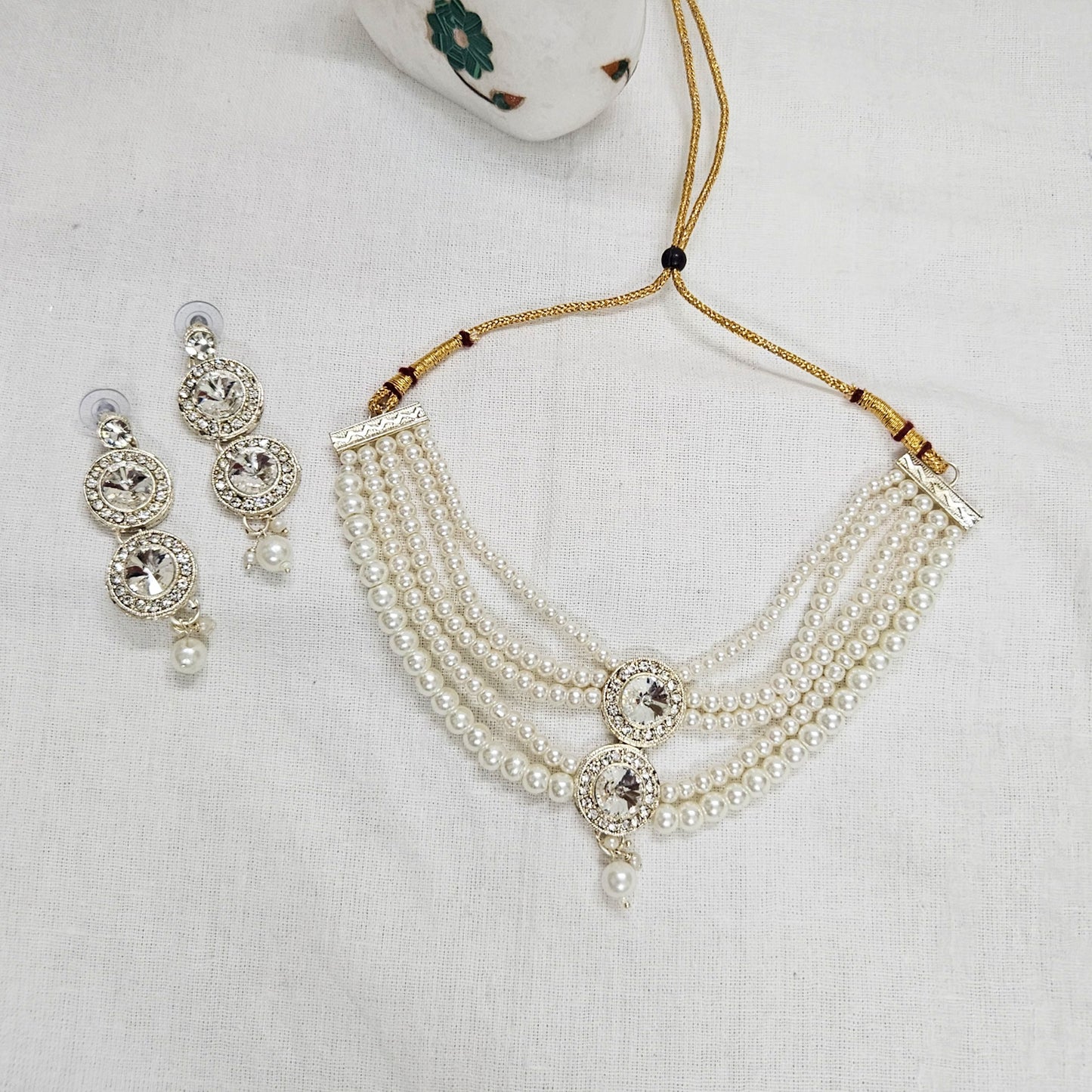 Meher Pearl Necklace Set