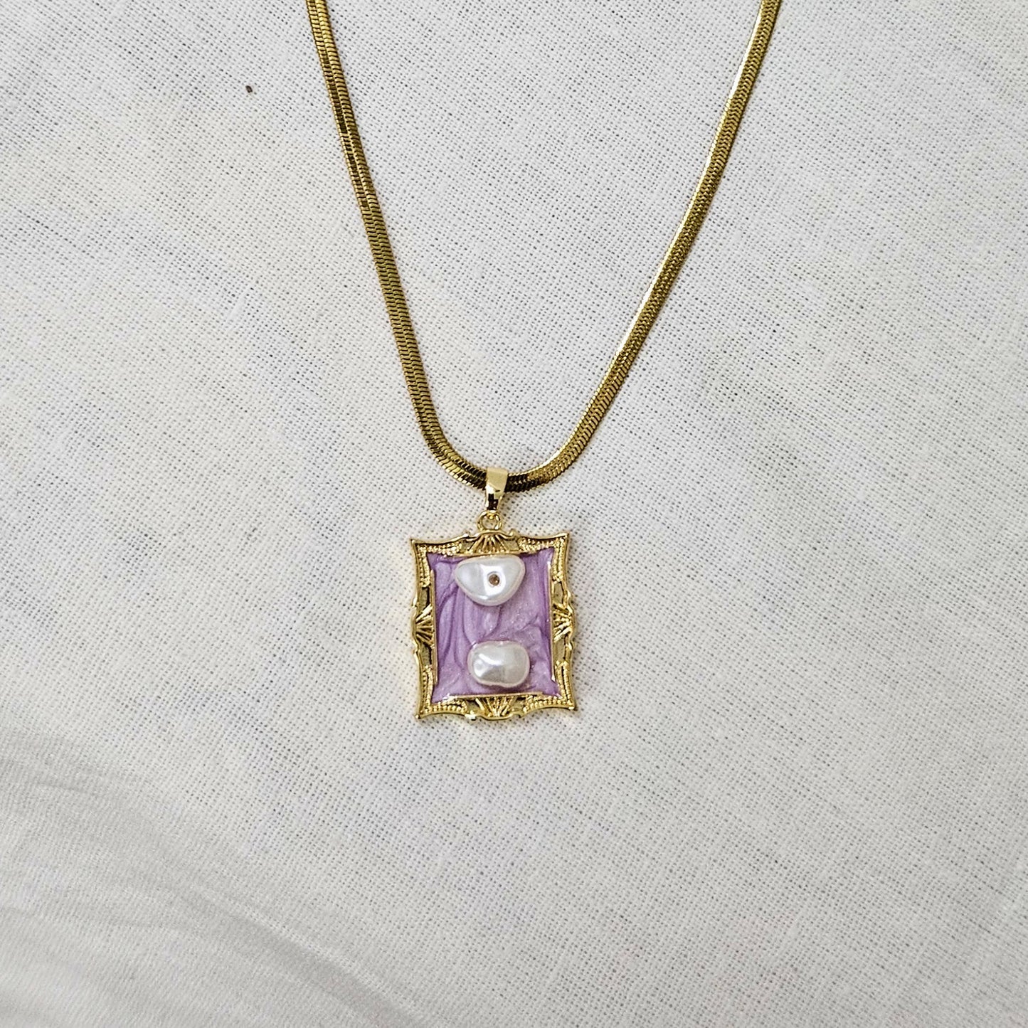 Tintara- Enamel Chain Pendant for Girls & Women