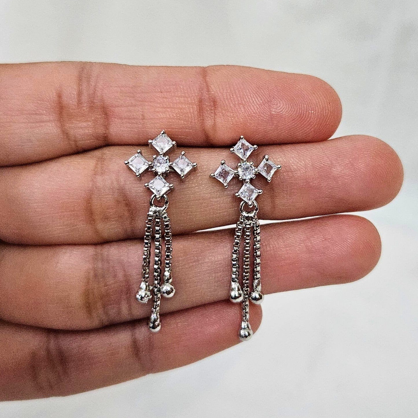 Lyra Shine- AD Stone Earrings for Girls & Women