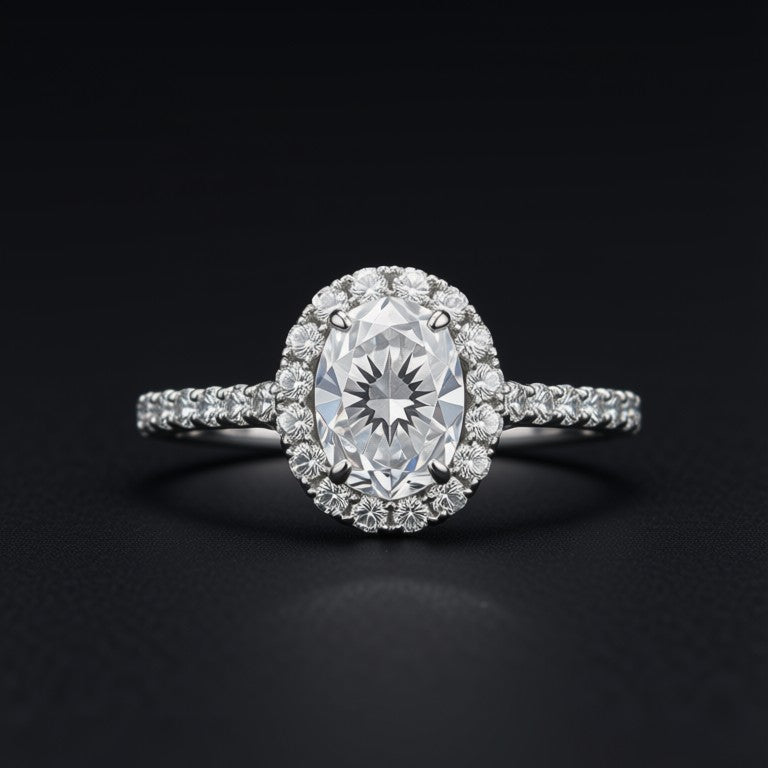 Adore Crystal- Silver AD Stone Adjustable Women Ring