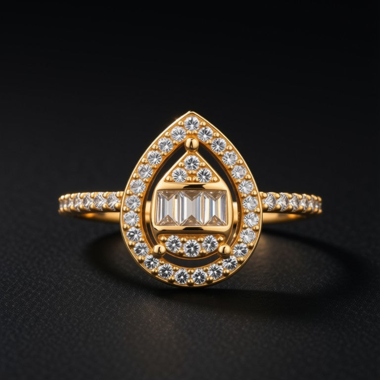 Nexa American Diamond Ring- Adjustable Women Ring