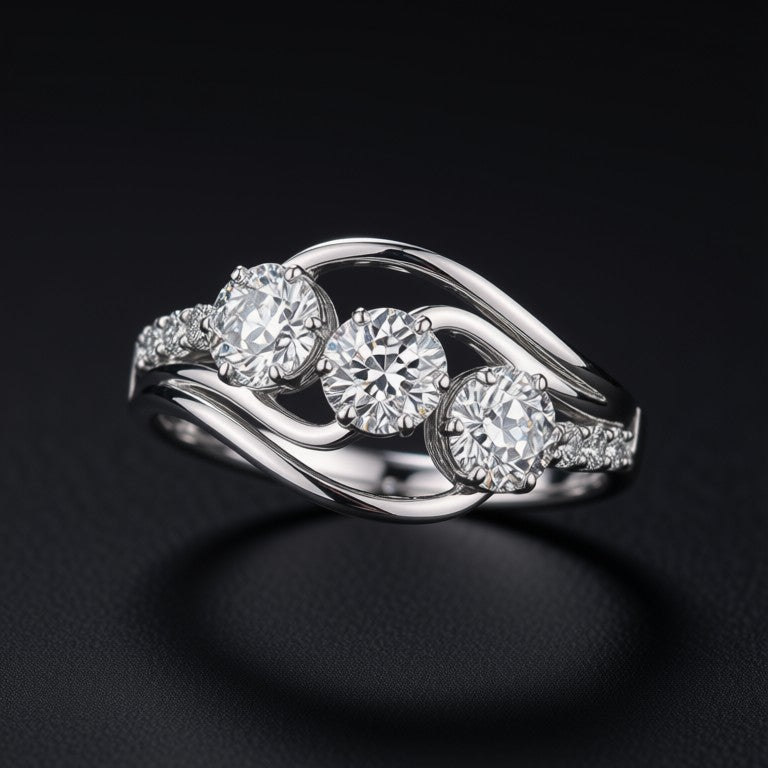 Mira- Silver AD Stone Adjustable Women Ring