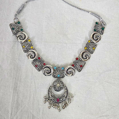 Dravya- Oxidised Necklace Set for Girls & Women