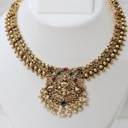 Devi Aura- Temple Necklace Set for Girls & Women