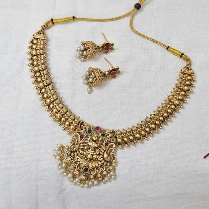Devi Aura- Temple Necklace Set for Girls & Women