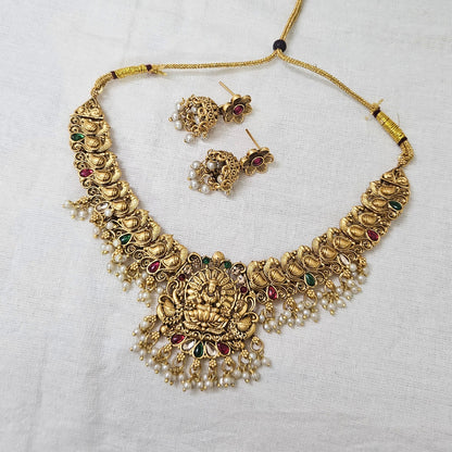 Vaibhavi- Temple Necklace Set for Girls & Women