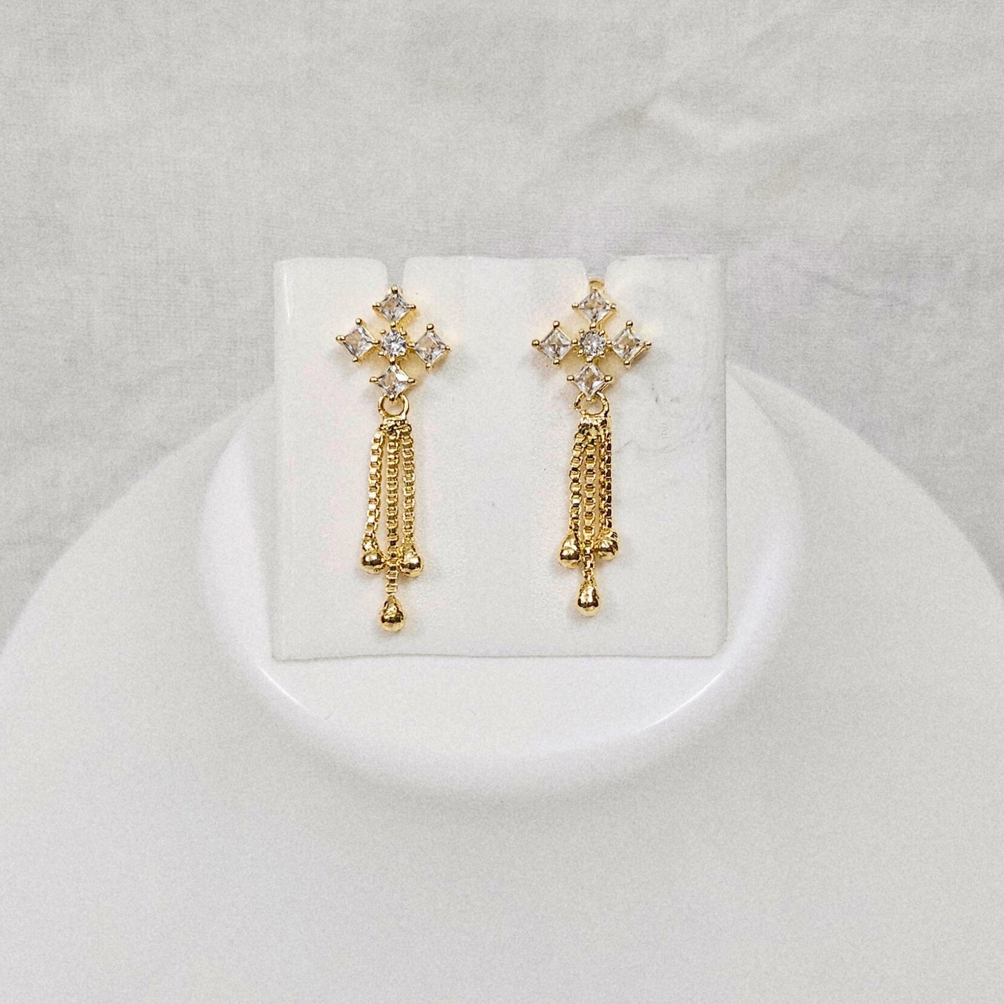 Lyra Shine- AD Stone Earrings for Girls & Women