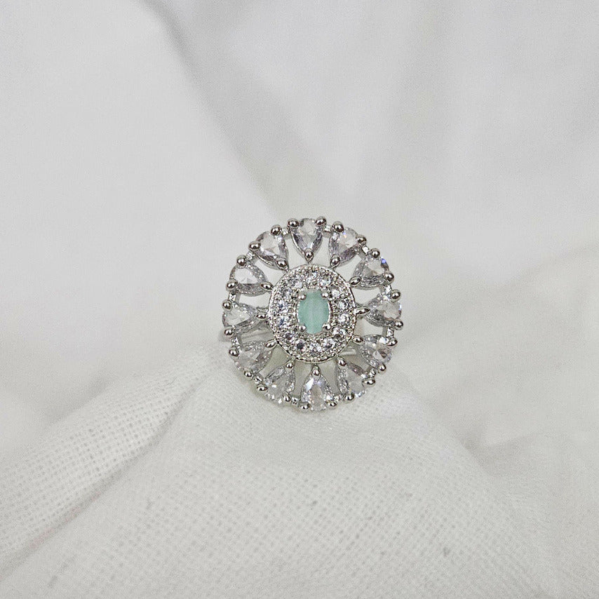 Dazira- AD Stone Ring for Girls & Women