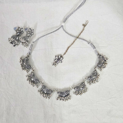 Yashvini- Oxidised Necklace Set for Girls & Women