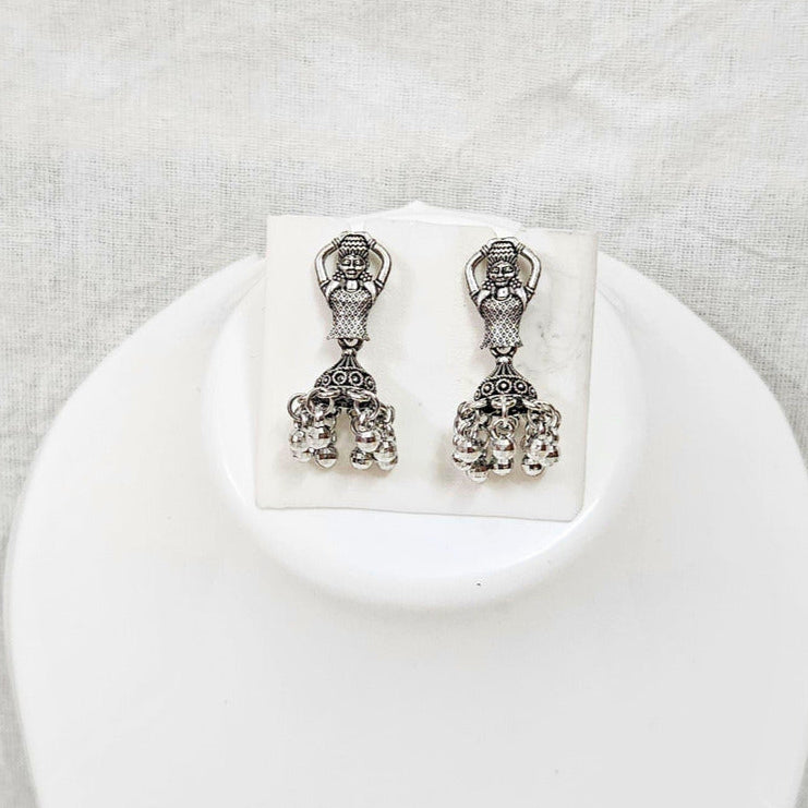 Vintage Girl Charm- Earrings for Girls & Women