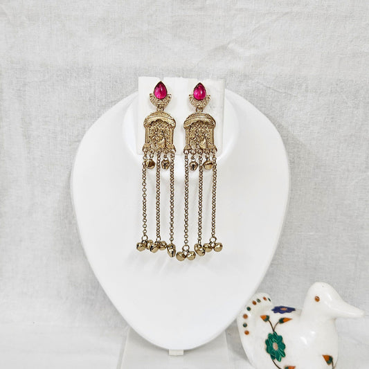 Radha Krishan Kashmiri Earrings for Girls Women