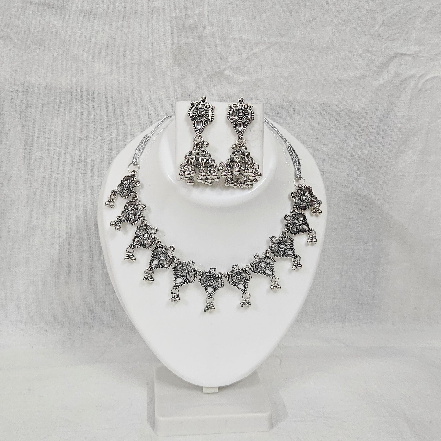 Rajvani- Oxidised Necklace Set for Girls & Women