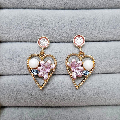 Bloom Enamel Drops- Premium Anti-Tarnish Earrings for Girls & Women
