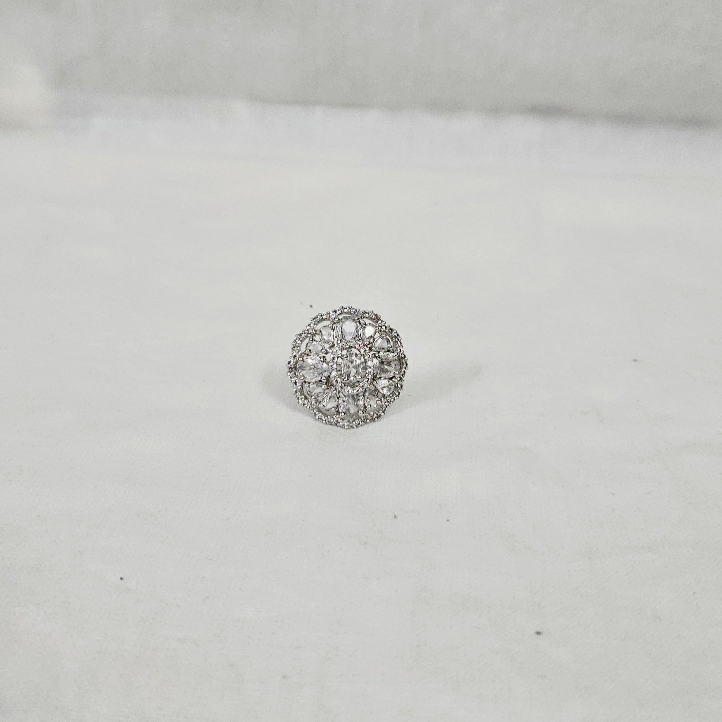 Majestia- AD Stone Ring for Girls & Women