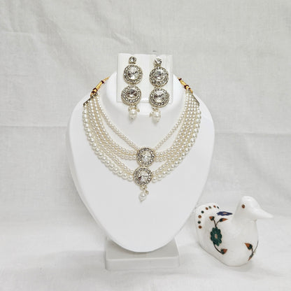 Meher Pearl Necklace Set