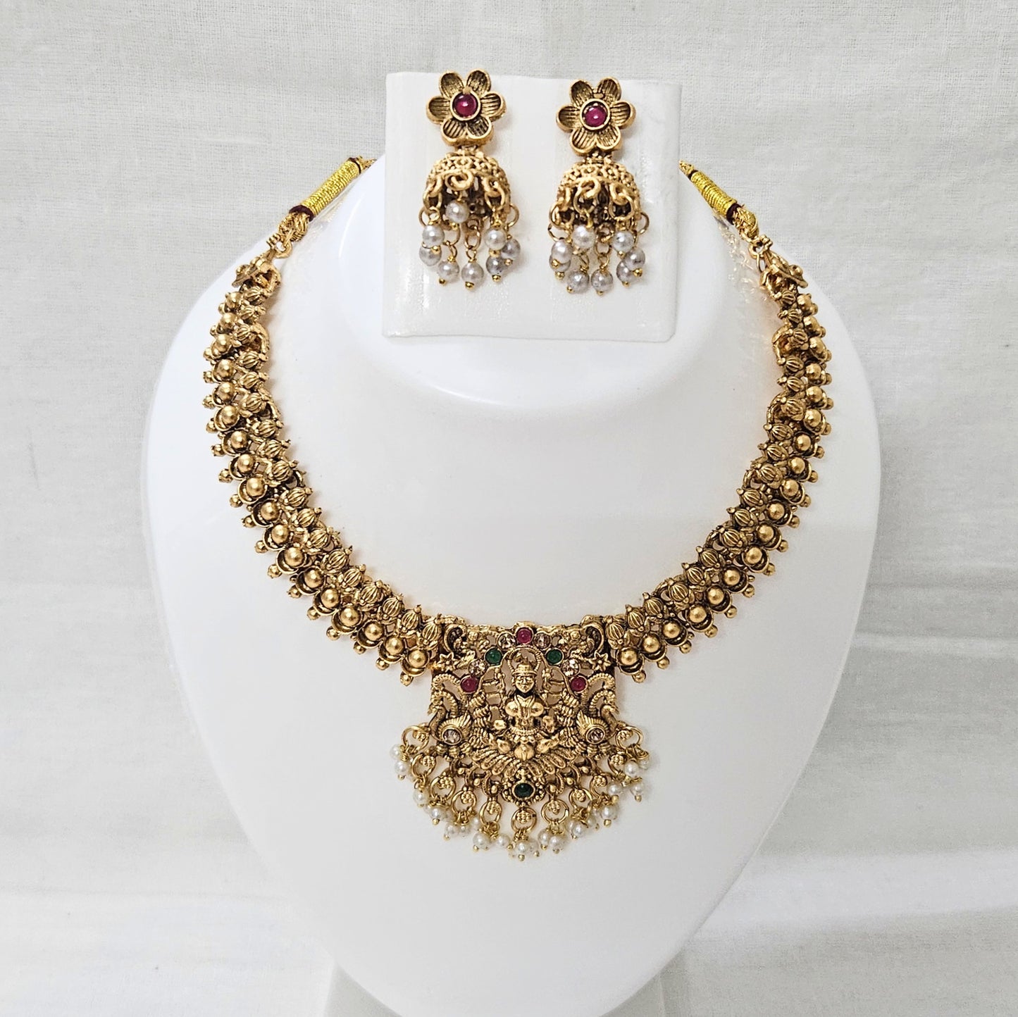 Devi Aura- Temple Necklace Set for Girls & Women
