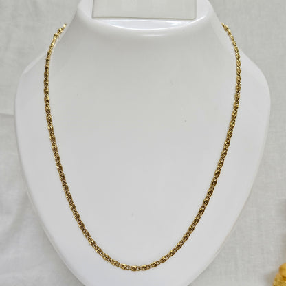 Nexa- Anti-Tarnish Golden Box Chain (Unisex), Daily Wear, Colour Guaranteed
