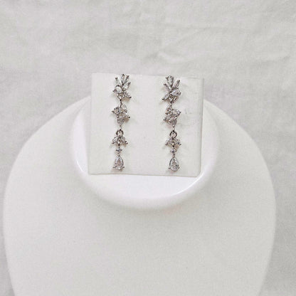 Shyvra- AD Stone Hanging Earrings for Girls & Women