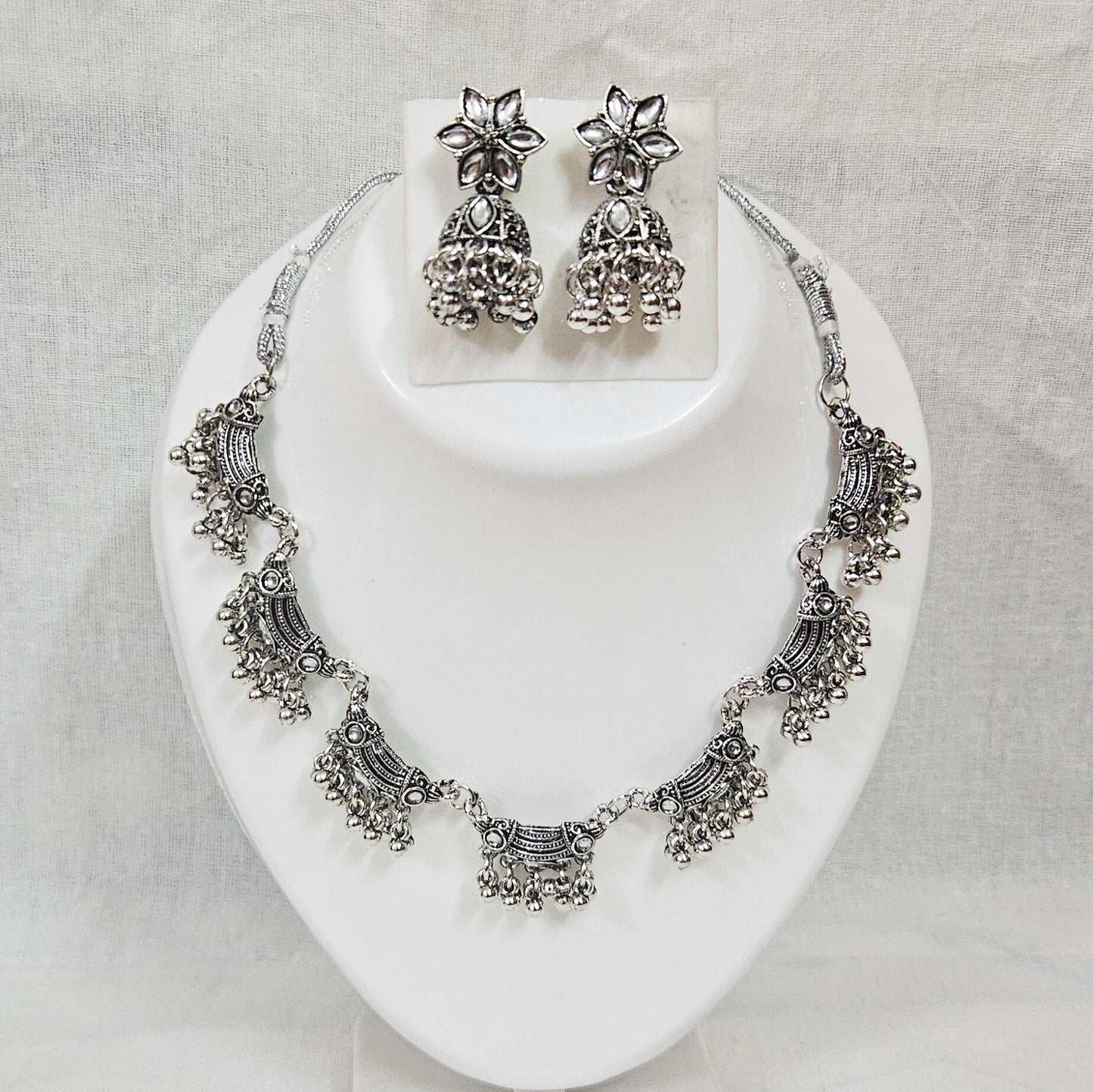 Yashvini- Oxidised Necklace Set for Girls & Women