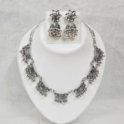 Yashvini- Oxidised Necklace Set for Girls & Women