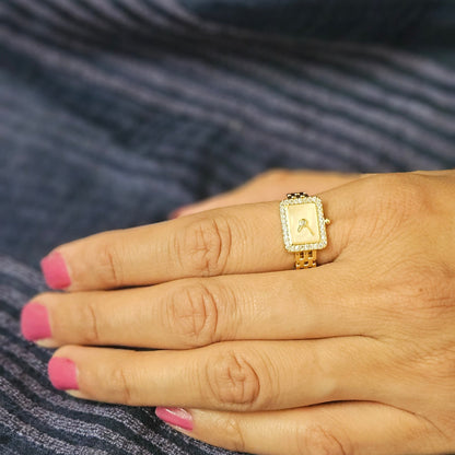 Watcher - Anti Tarnish Ring (Adjustable)