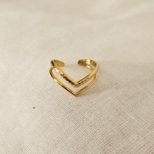 Velin- Anti-Tarnish Ring (Adjustable)