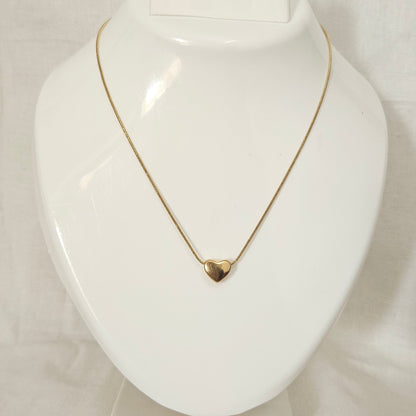 Roohana- Anti-Tarnish Heart Chain Pendant