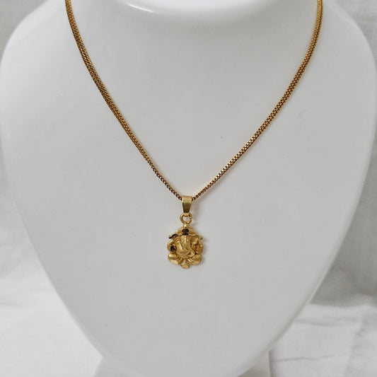 Divine Ganesha- Ganesha Chain Pendant (Unisex)