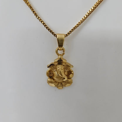 Divine Ganesha- Ganesha Chain Pendant (Unisex)