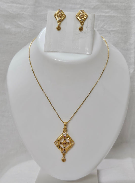 Glow Ensemble- Chain Pendant Set for Girls & Women