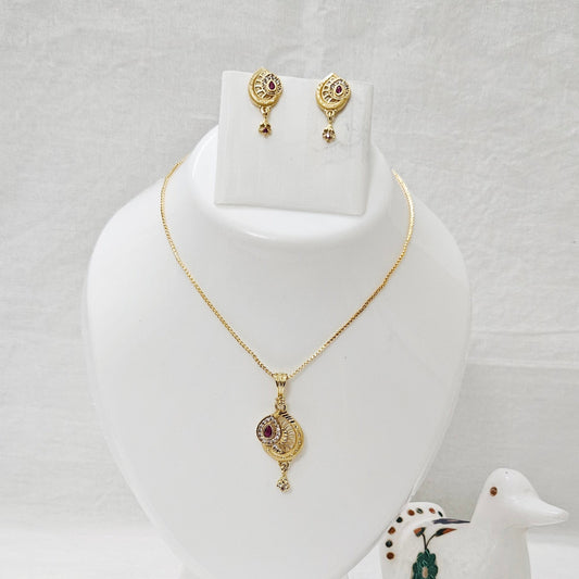 Tvesha– Chain Pendant Set for Girls & Women