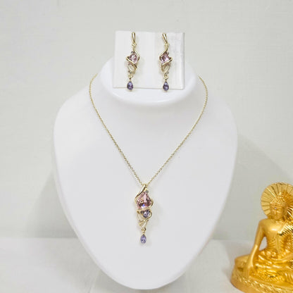 Celestia- Premium Anti-Tarnish Chain Pendant Set for Girls & Women
