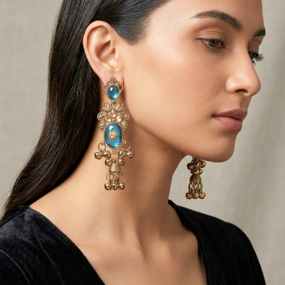 Gulnaar- Kashmiri Ghungroo Earrings for Girls & Women