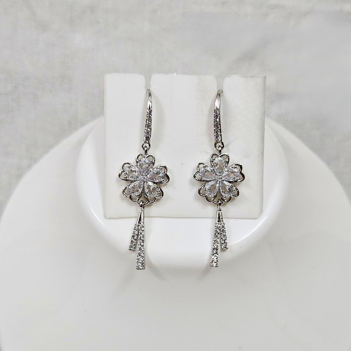 Corvella- AD Stone Earrings for Girls & Women