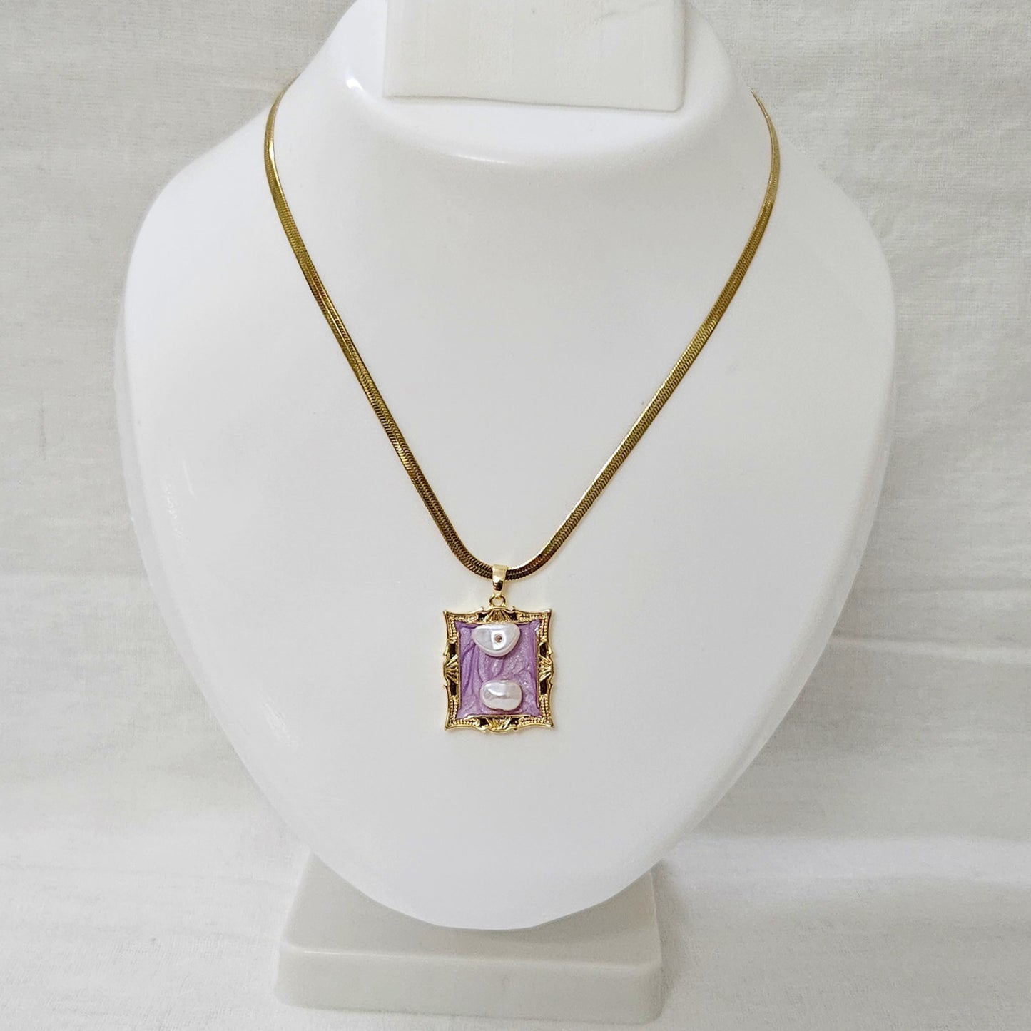 Tintara- Enamel Chain Pendant for Girls & Women