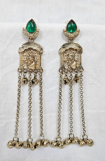 Radha Krishan Kashmiri Earrings for Girls Women
