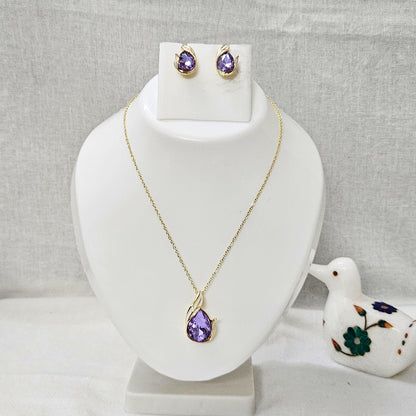 Elanza- Premium Anti-Tarnish Chain Pendant Set for Girls & Women