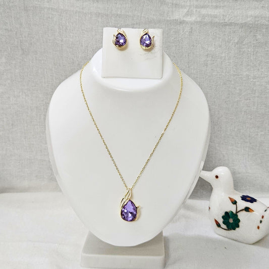 Elanza- Premium Anti-Tarnish Chain Pendant Set for Girls & Women