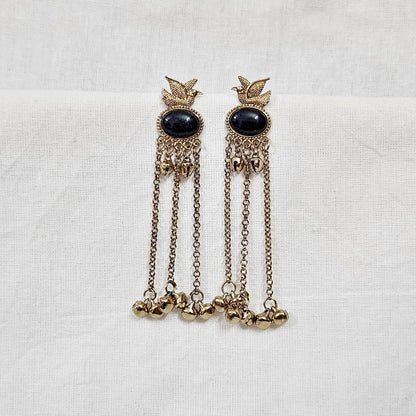 Vintage Kashmir Drop Earrings for Girls & Women