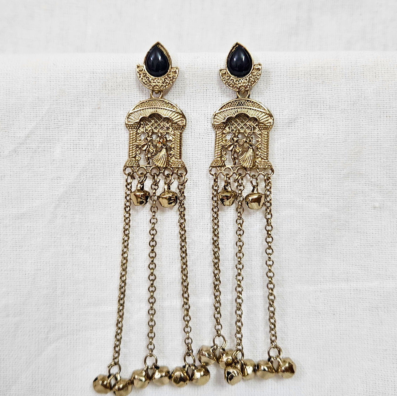 Radha Krishan Kashmiri Earrings for Girls Women
