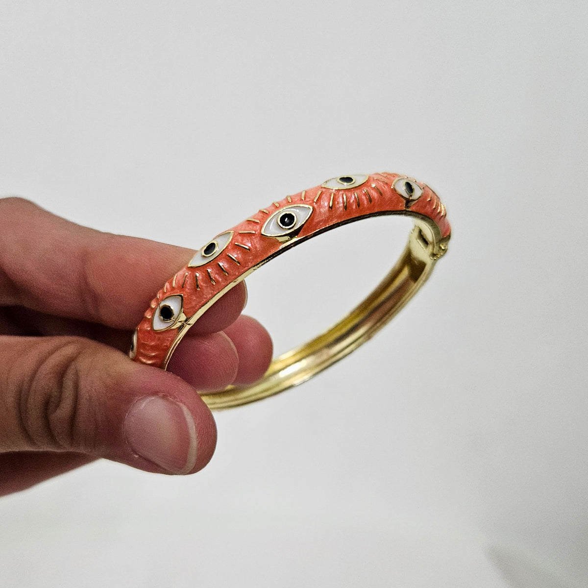 Mavique- Gold Plated Anti-Tarnish Enamel Bracelet