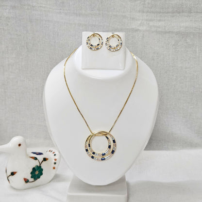 Vione- Premium Anti-Tarnish Chain Pendant Set for Girls & Women