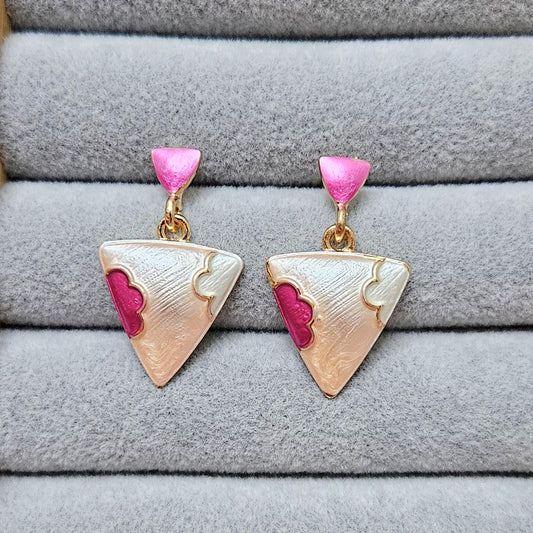 Pastel Peaks Drop- Premium Anti-Tarnish Earrings for Girls & Women