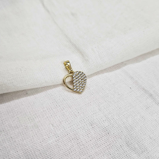 Minimal Heart Shape Anti-Tarnish Pendant for Girls & Women