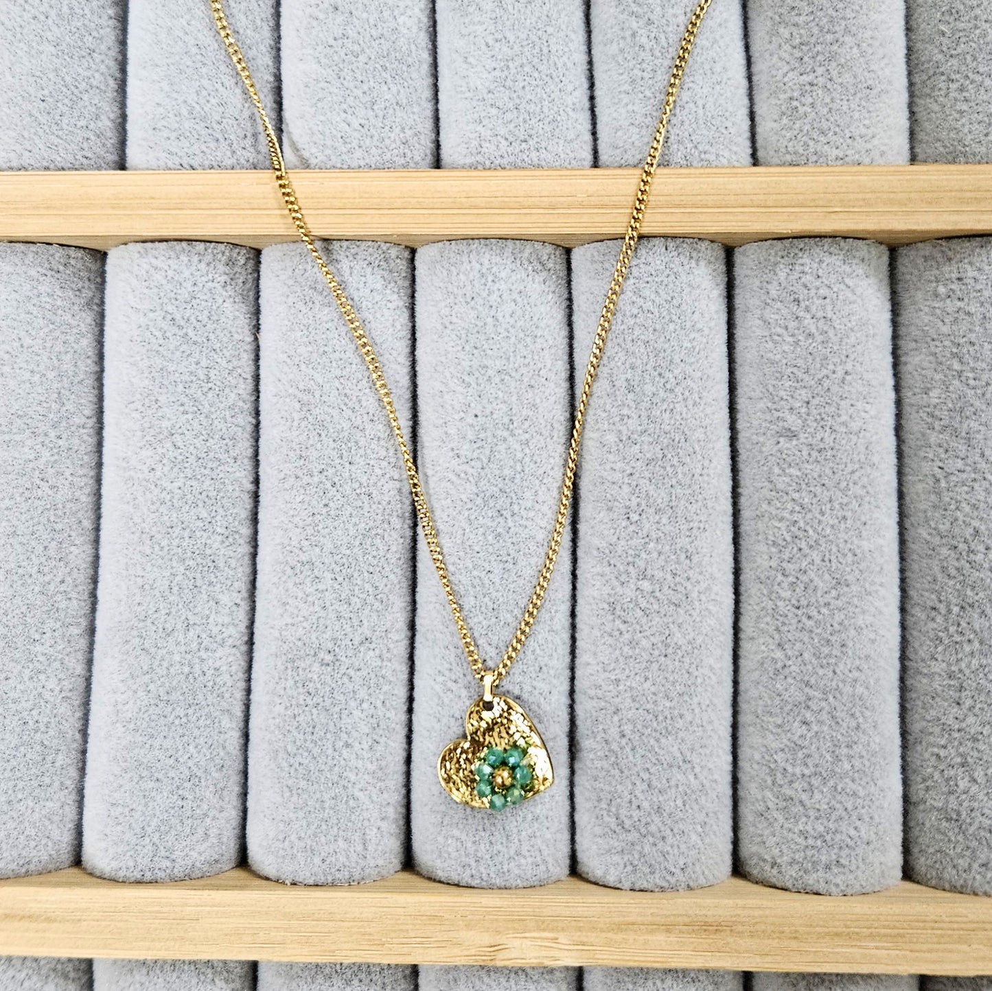 Floral Love- Anti-Tarnish Chain Pendant for Girls & Women