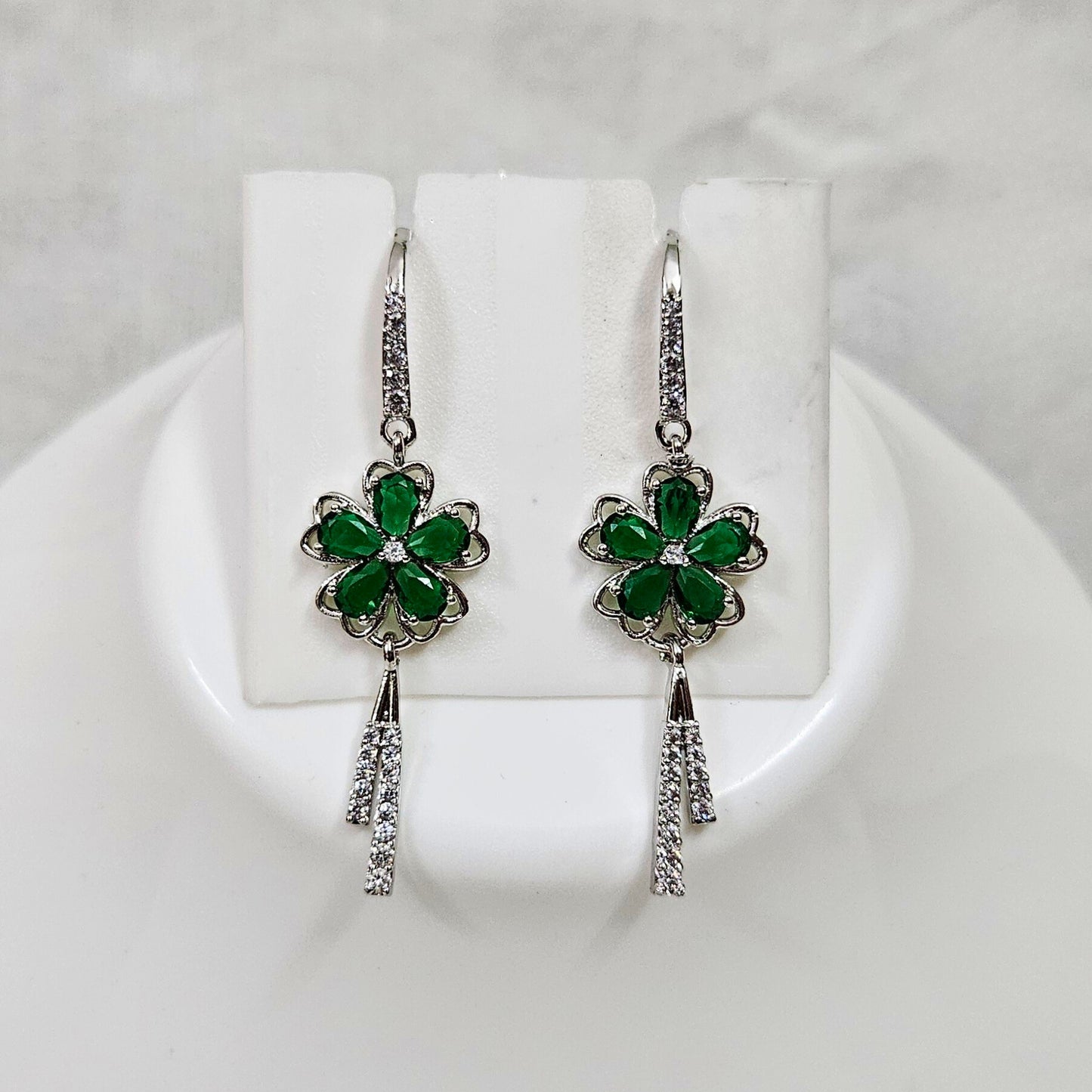 Corvella- AD Stone Earrings for Girls & Women