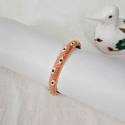 Mavique- Gold Plated Anti-Tarnish Enamel Bracelet