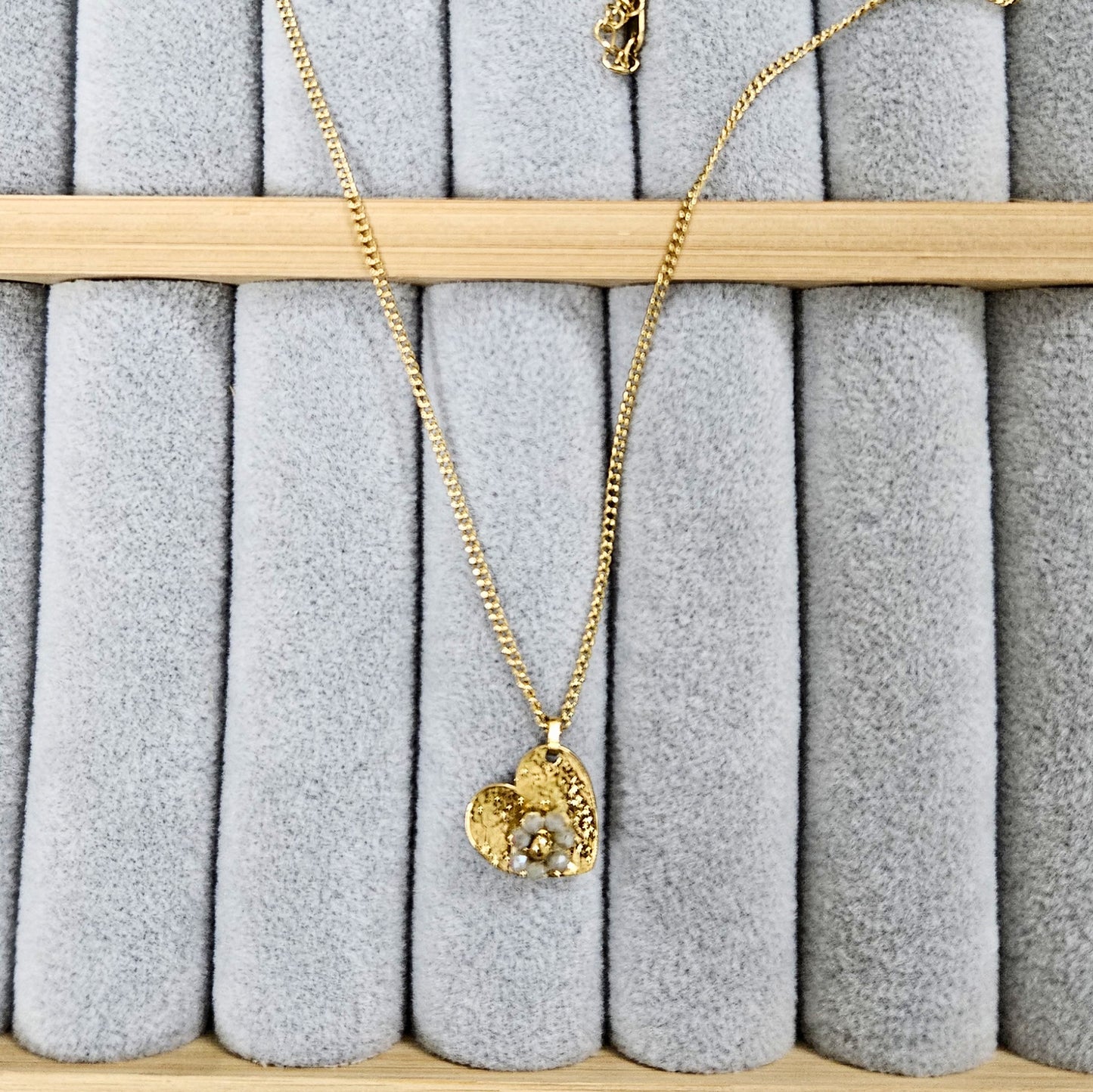 Floral Love- Anti-Tarnish Chain Pendant for Girls & Women