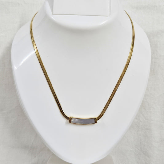 Opal Glow- Anti-Tarnish Chain Pendant for Girls & Women