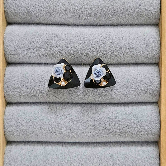 Dusk Petal- Premium Anti-Tarnish Studs Earrings for Girls & Women
